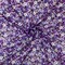 Purple-Black-Multi Poly Floral Printed Dobby Chiffon Woven Fabric By the Yard